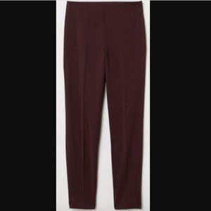 H&M Size: 4 Maroon Slim-fit Pants NWT